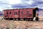 Ex Western Pacific bay window wood side caboose WP #657